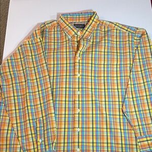 Bullock and Jones Colorful Plaid Button Down Shirt